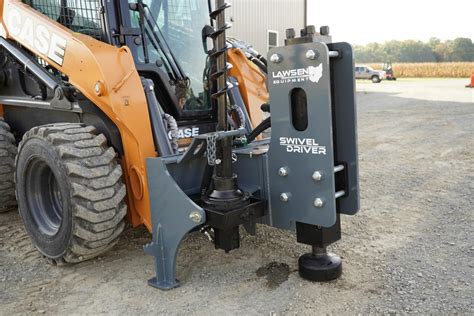 extreme post driver skid steer|skid steer mounted post drivers.